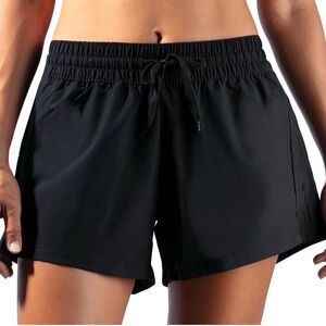 Women's Black Athletic Shorts